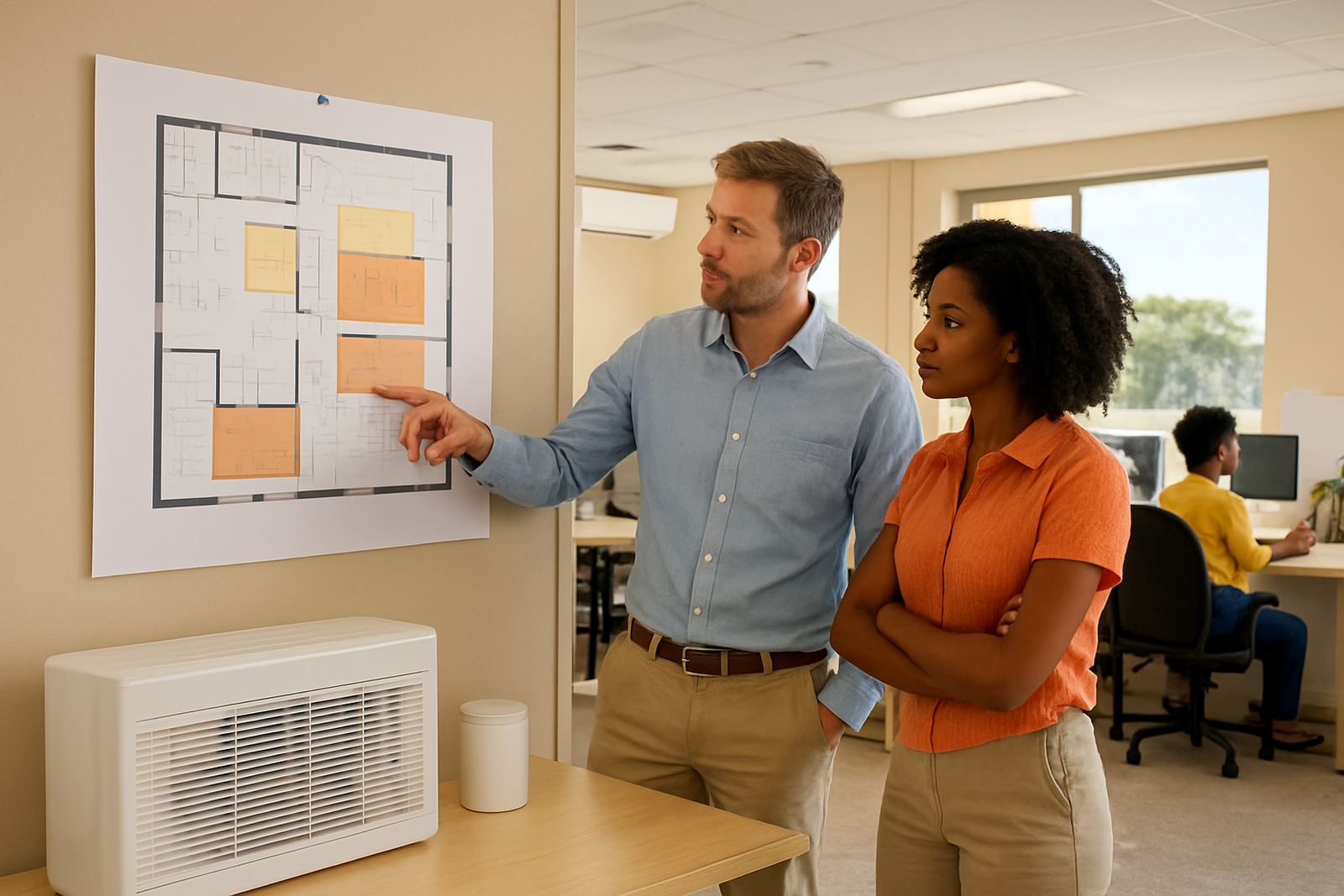 Open-Plan Cooling Zones