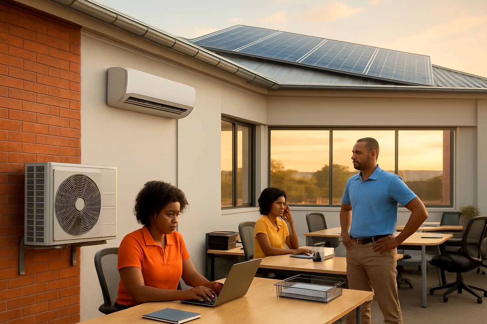 18000 BTU Solar Hybrid