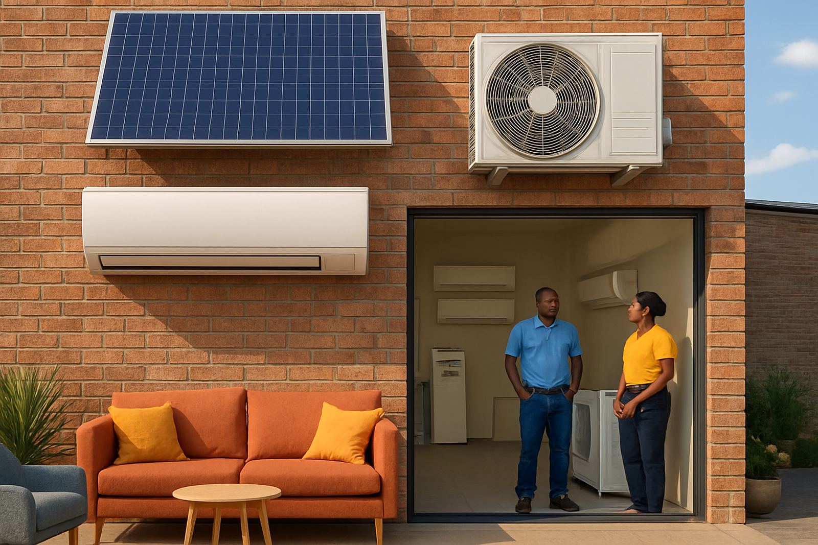 24000 BTU Solar Hybrid